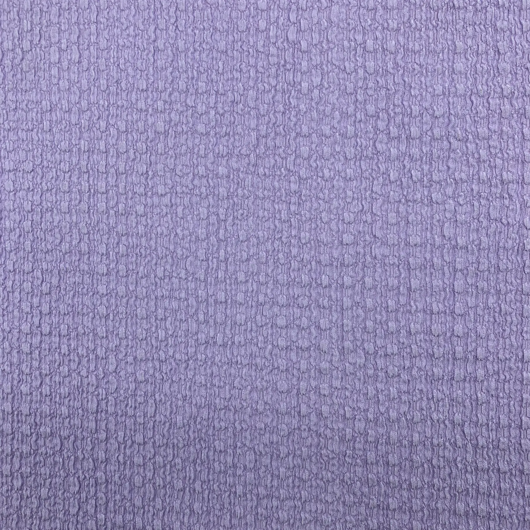 Lilac crepe fabric full view – soft crinkled texture and elegant drape