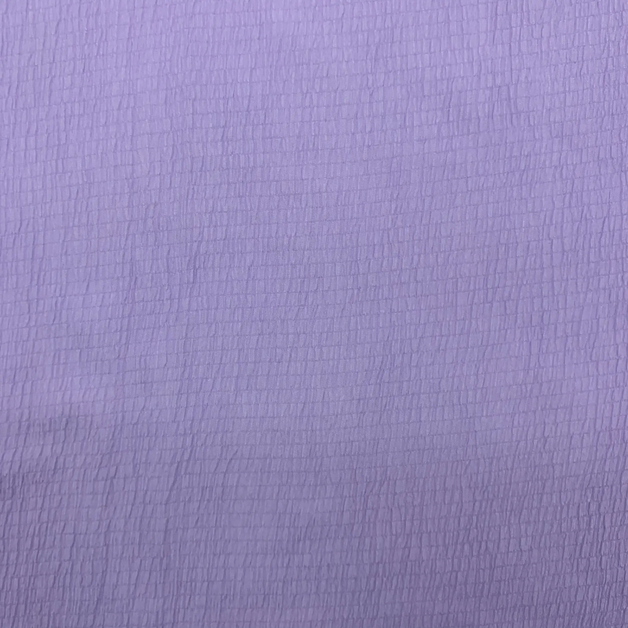 Lightweight lavender crepe fabric full view – ultra-soft drape at 115 GSM
