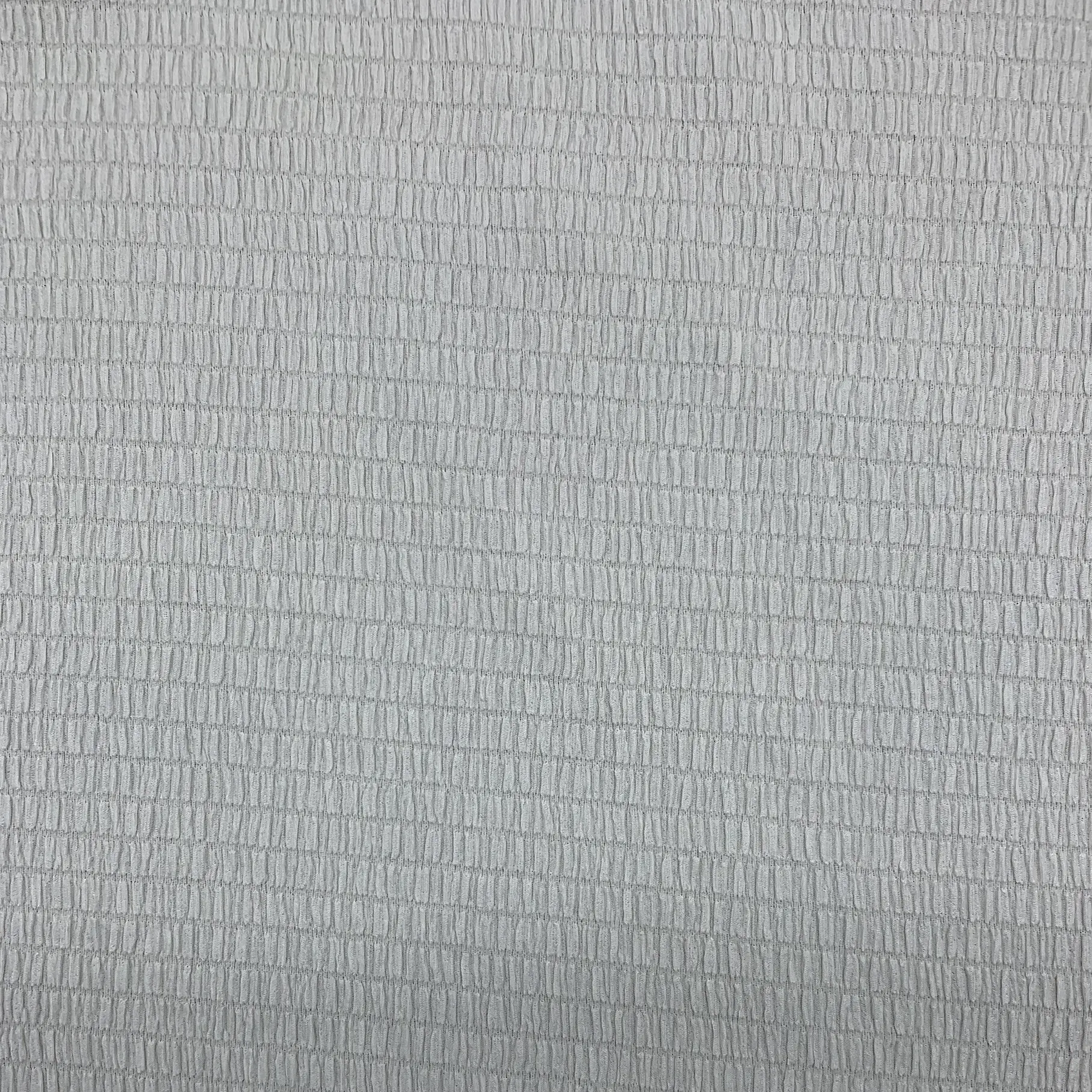 Shell white crepe fabric full view – gentle touch texture and soft drape for luxury loungewear